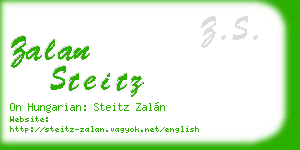 zalan steitz business card